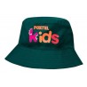 Kids' hat - mod. 3939:Bottle green, Polyester, Bottle green